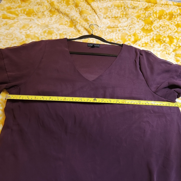 Lane Bryant beautiful flowing blouse with bell sleeves size 14/16 - Picture 6 of 8